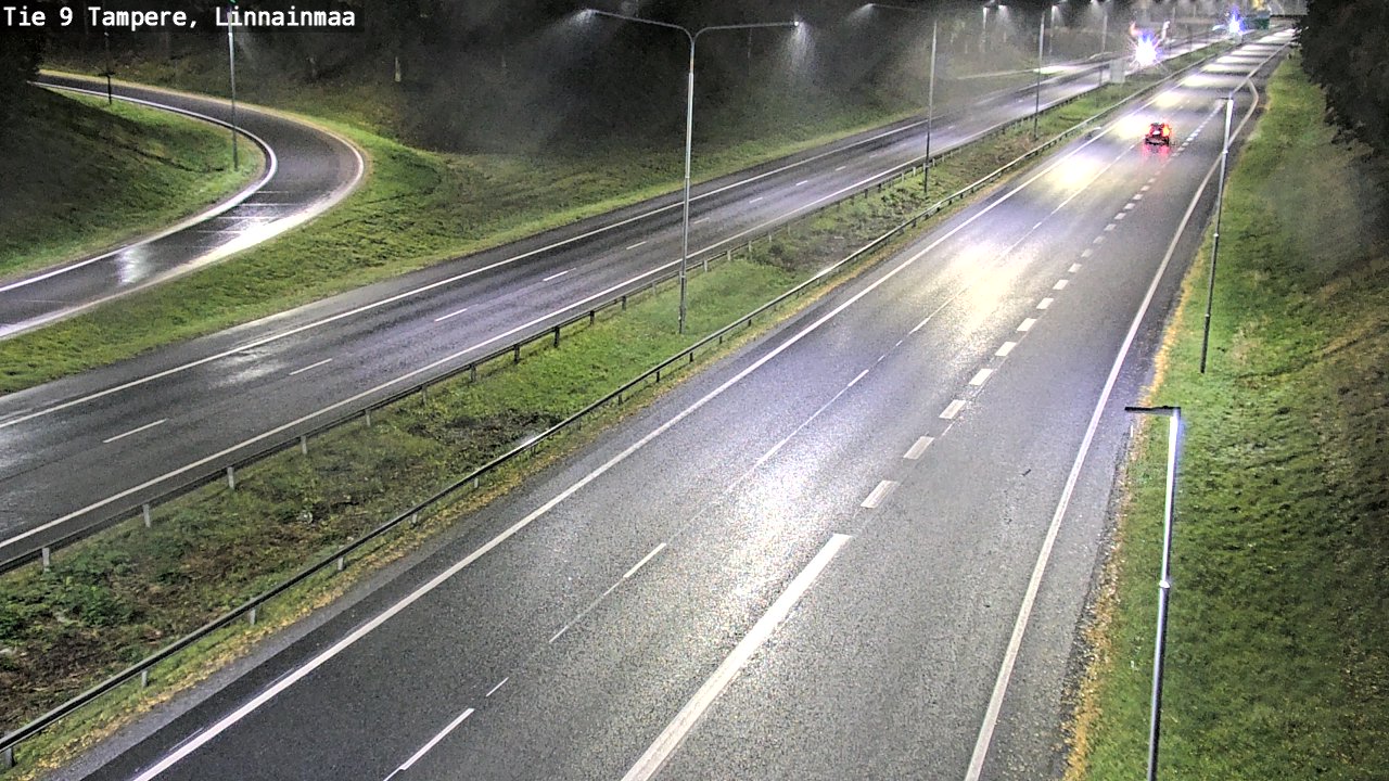 Weather Camera Image Väg 9 Tammerfors, Linnainmaa, Tampere, Pirkanmaa