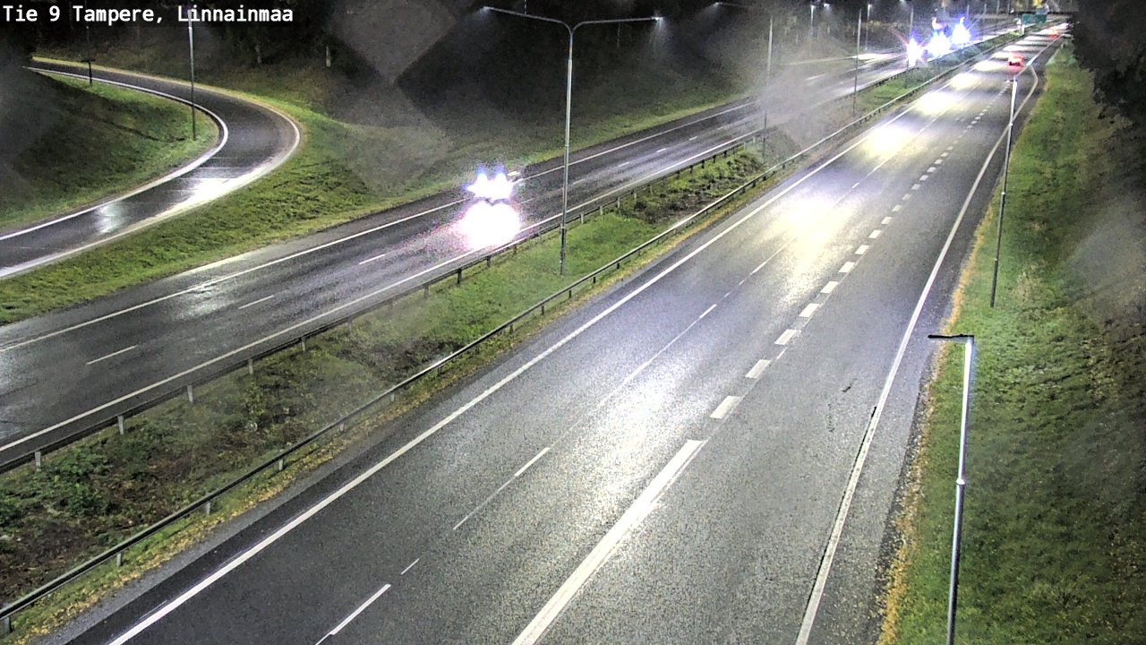 Weather Camera Image Väg 9 Tammerfors, Linnainmaa, Tampere, Pirkanmaa
