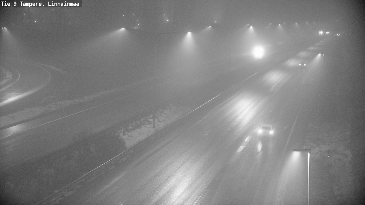 Weather Camera Image Väg 9 Tammerfors, Linnainmaa, Tampere, Pirkanmaa