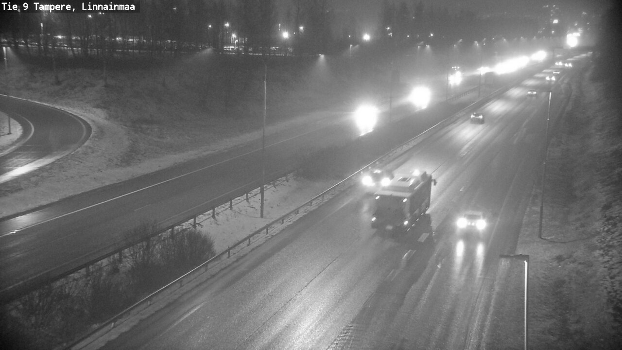 Weather Camera Image Väg 9 Tammerfors, Linnainmaa, Tampere, Pirkanmaa