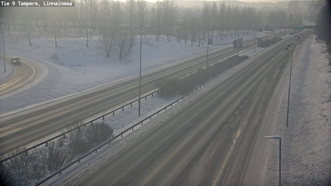 Weather Camera Image Väg 9 Tammerfors, Linnainmaa, Tampere, Pirkanmaa