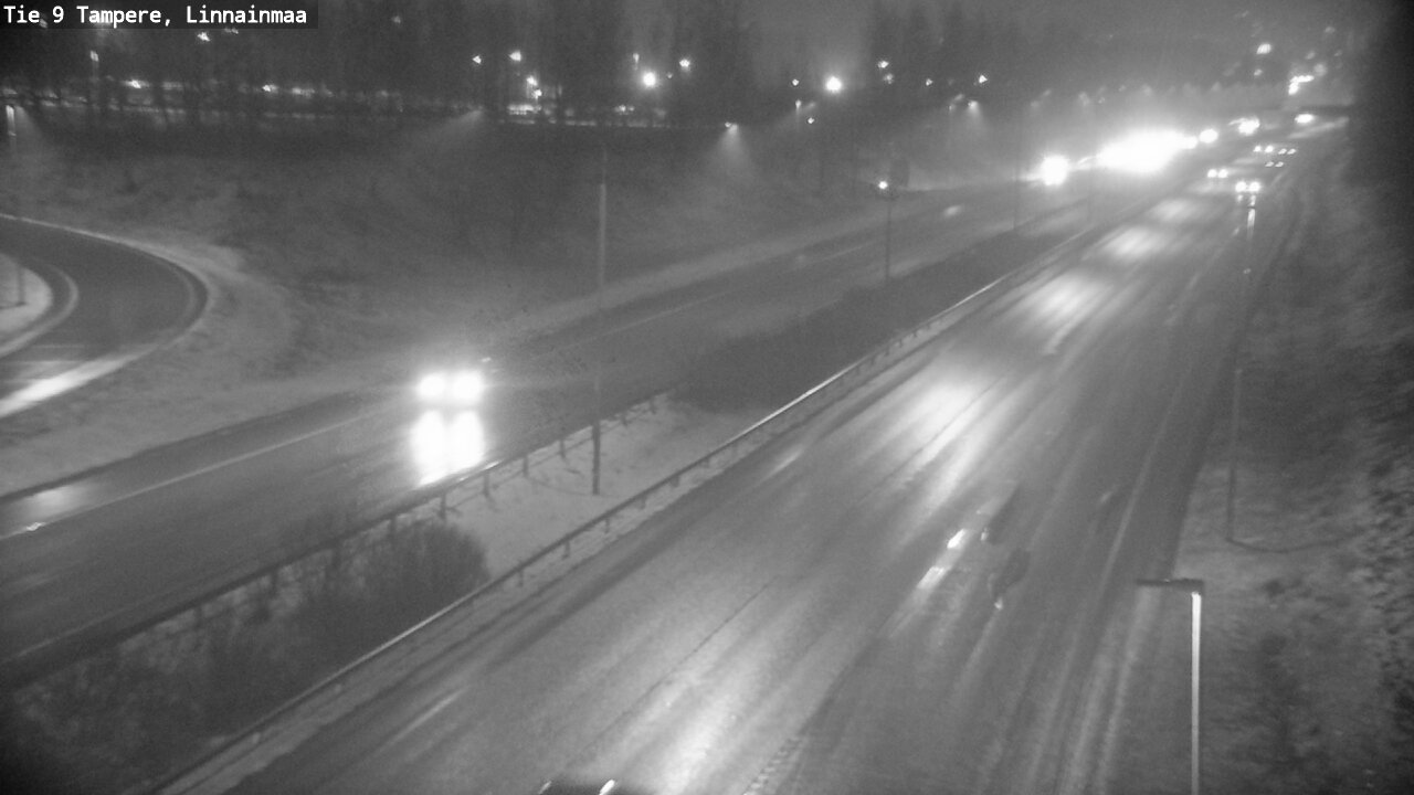 Weather Camera Image Väg 9 Tammerfors, Linnainmaa, Tampere, Pirkanmaa