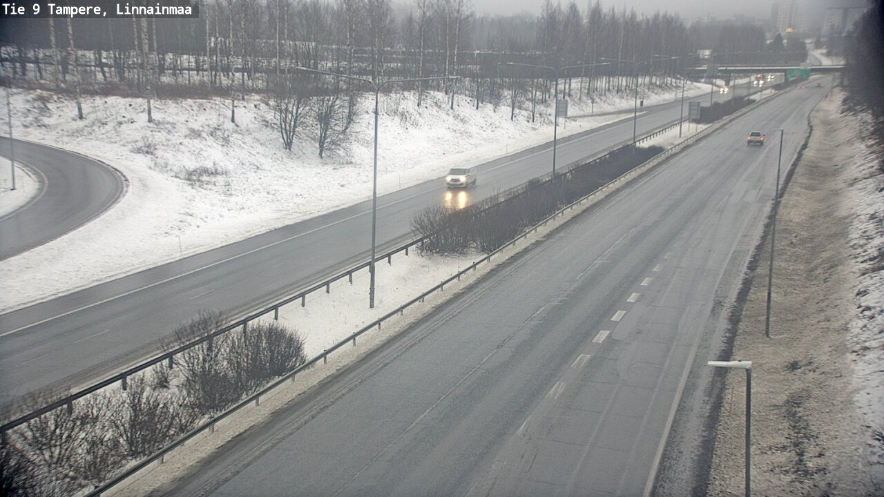 Weather Camera Image Väg 9 Tammerfors, Linnainmaa, Tampere, Pirkanmaa