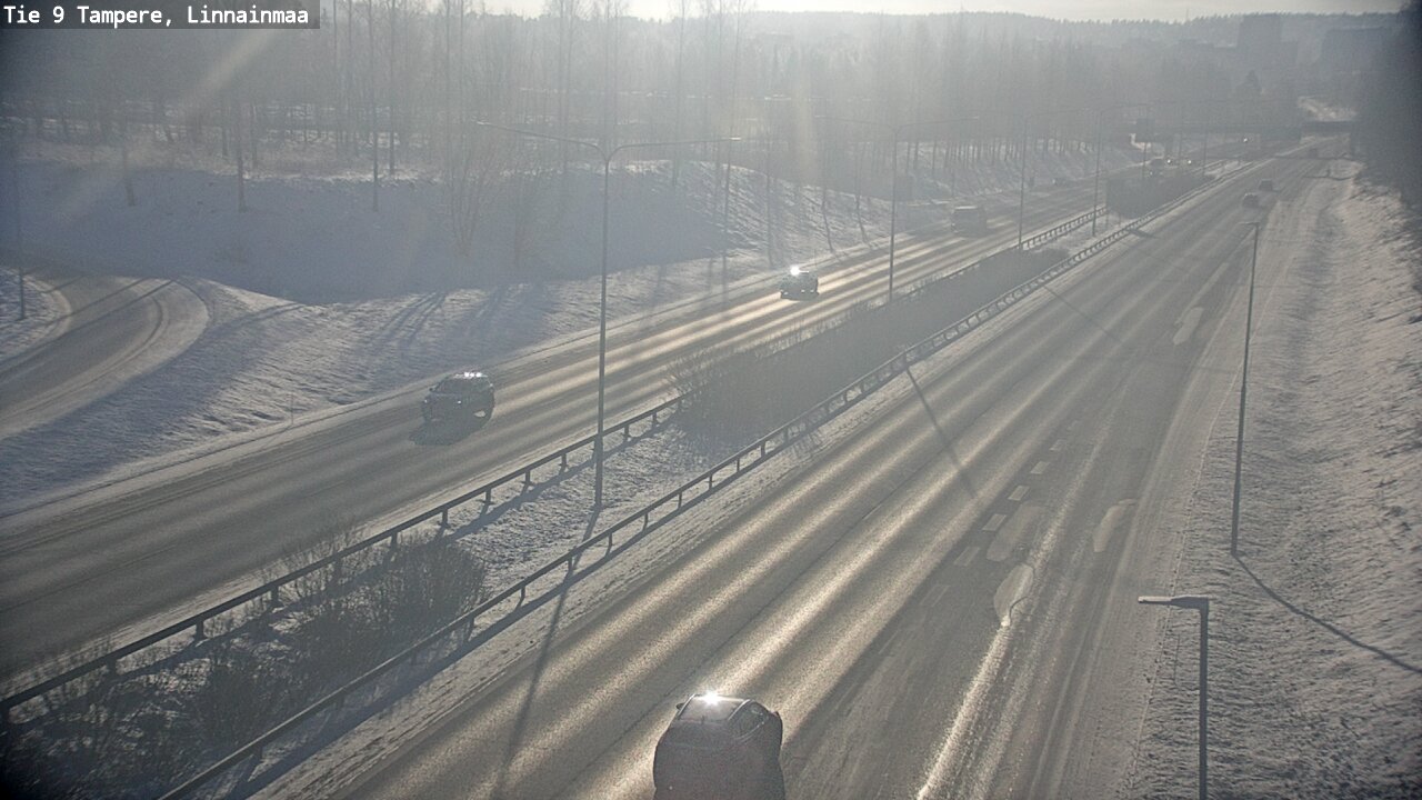 Weather Camera Image Väg 9 Tammerfors, Linnainmaa, Tampere, Pirkanmaa