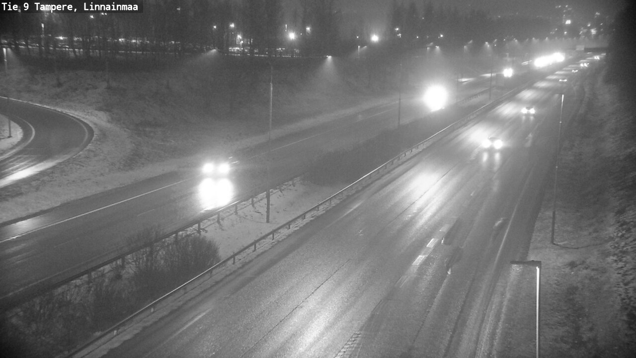 Weather Camera Image Väg 9 Tammerfors, Linnainmaa, Tampere, Pirkanmaa
