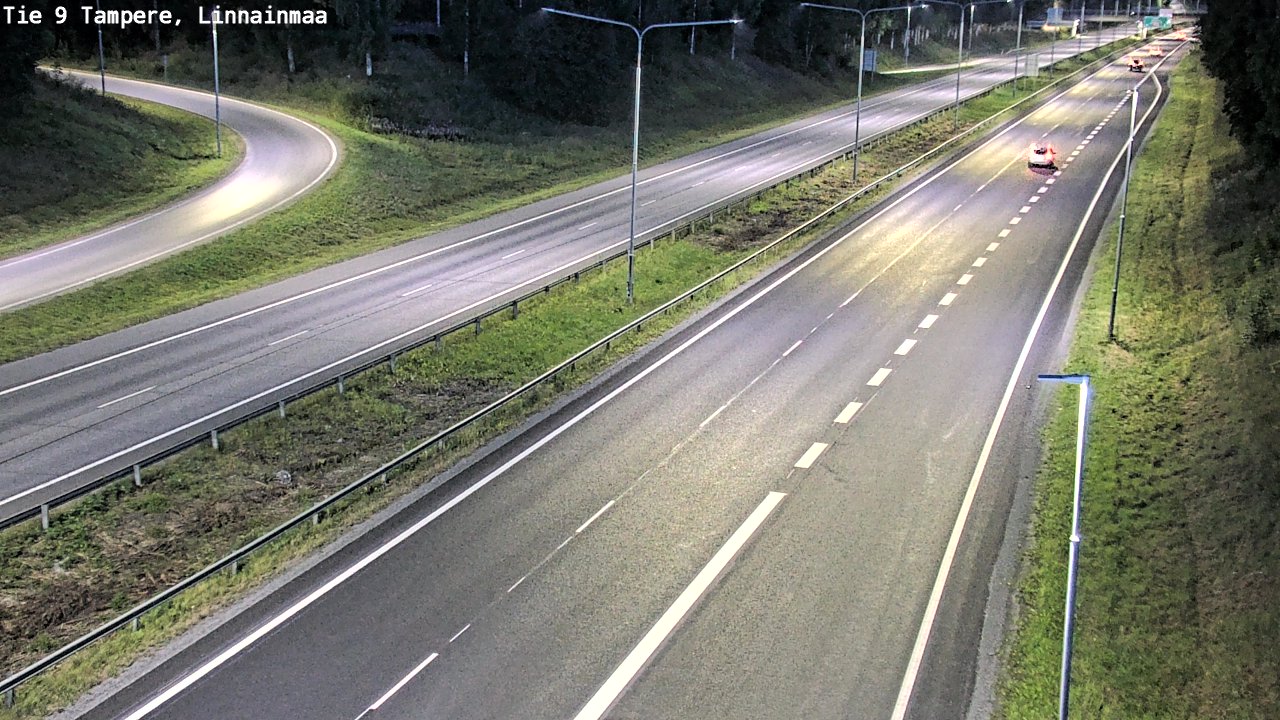 Weather Camera Image Väg 9 Tammerfors, Linnainmaa, Tampere, Pirkanmaa