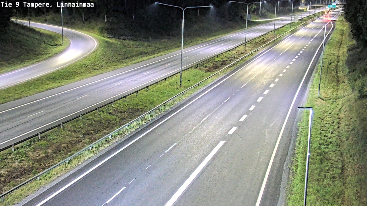 Weather Camera Image Väg 9 Tammerfors, Linnainmaa, Tampere, Pirkanmaa