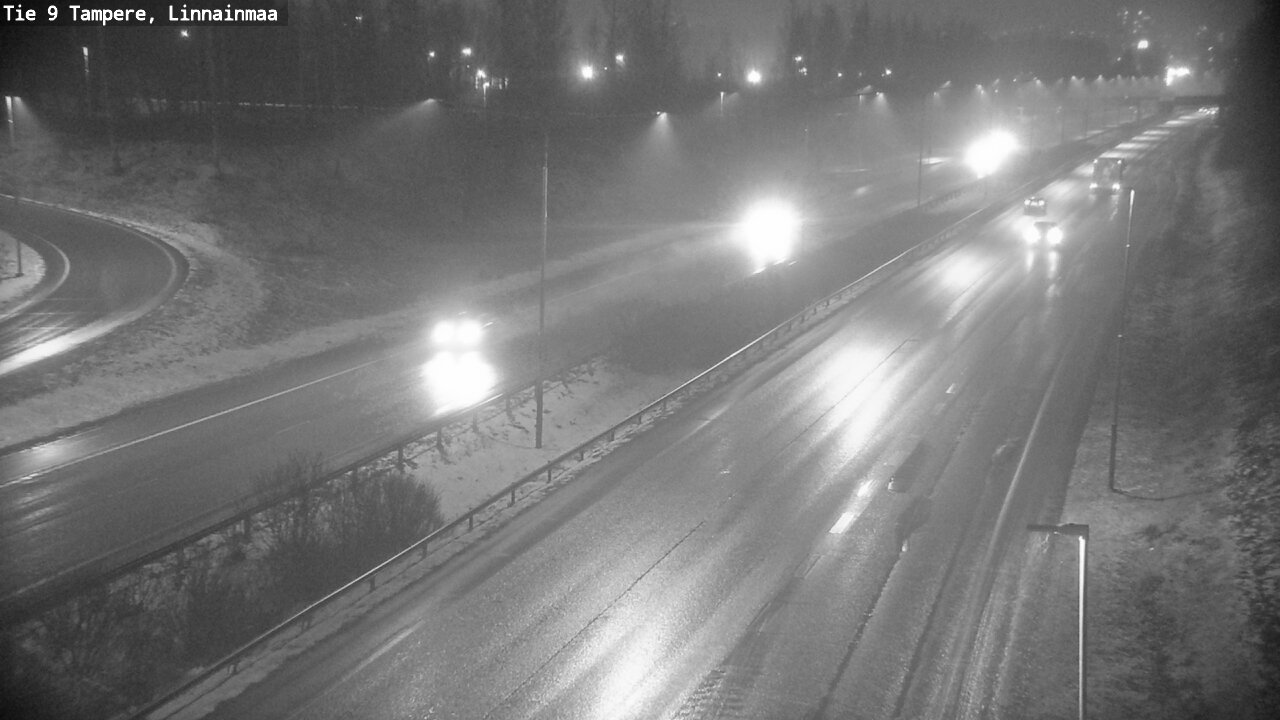 Weather Camera Image Väg 9 Tammerfors, Linnainmaa, Tampere, Pirkanmaa