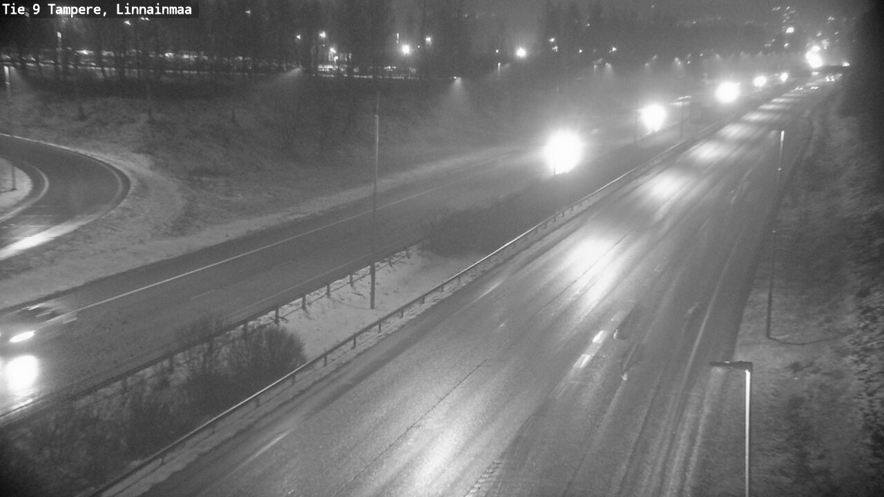 Weather Camera Image Väg 9 Tammerfors, Linnainmaa, Tampere, Pirkanmaa