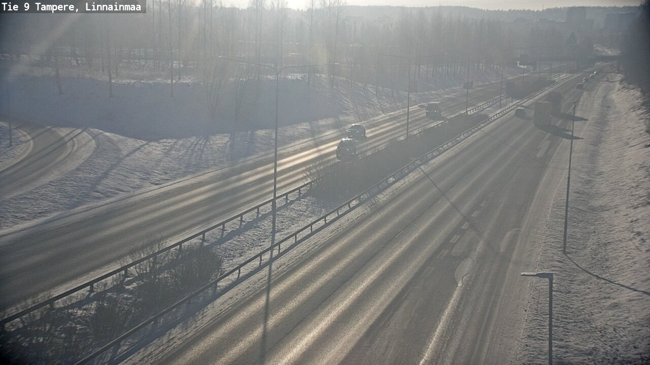 Weather Camera Image Väg 9 Tammerfors, Linnainmaa, Tampere, Pirkanmaa