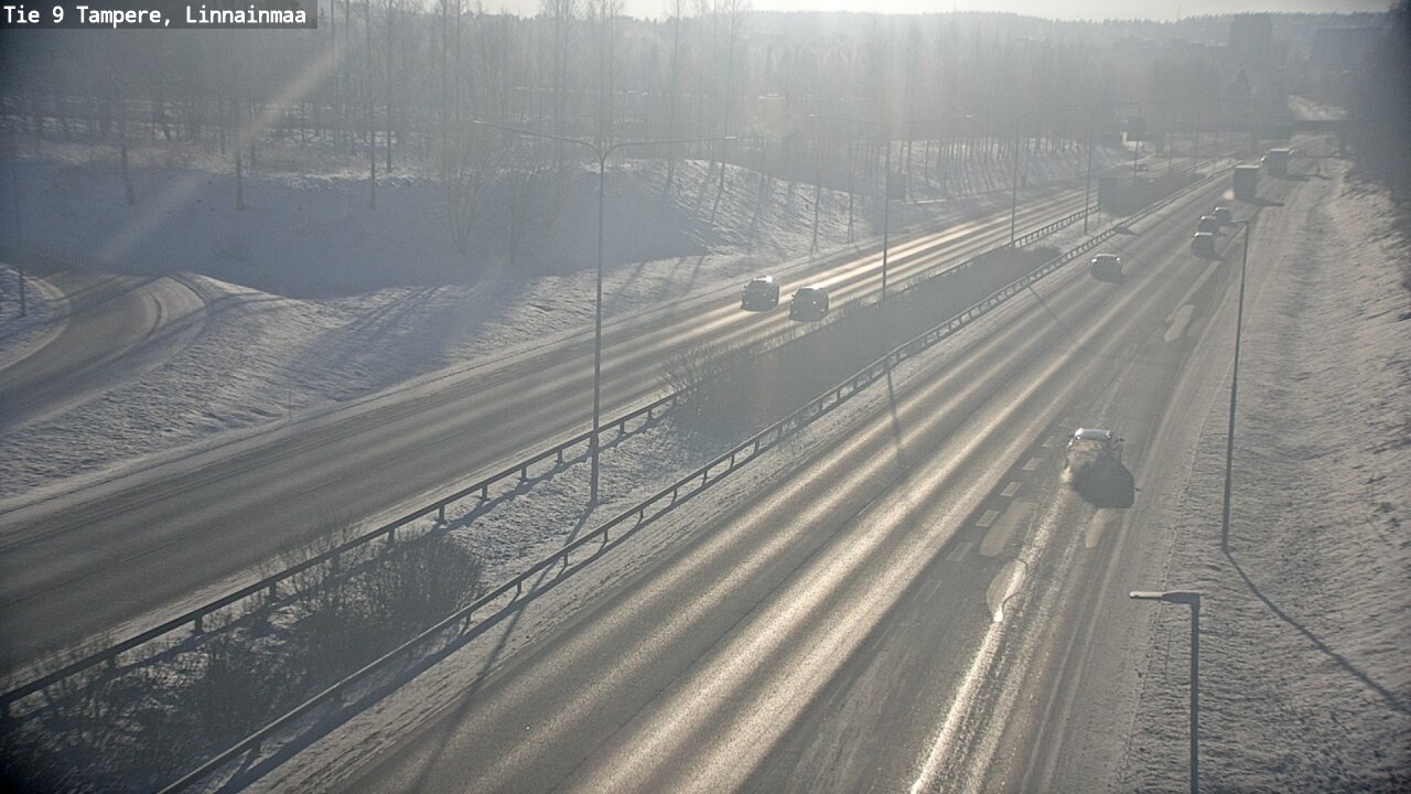 Weather Camera Image Väg 9 Tammerfors, Linnainmaa, Tampere, Pirkanmaa