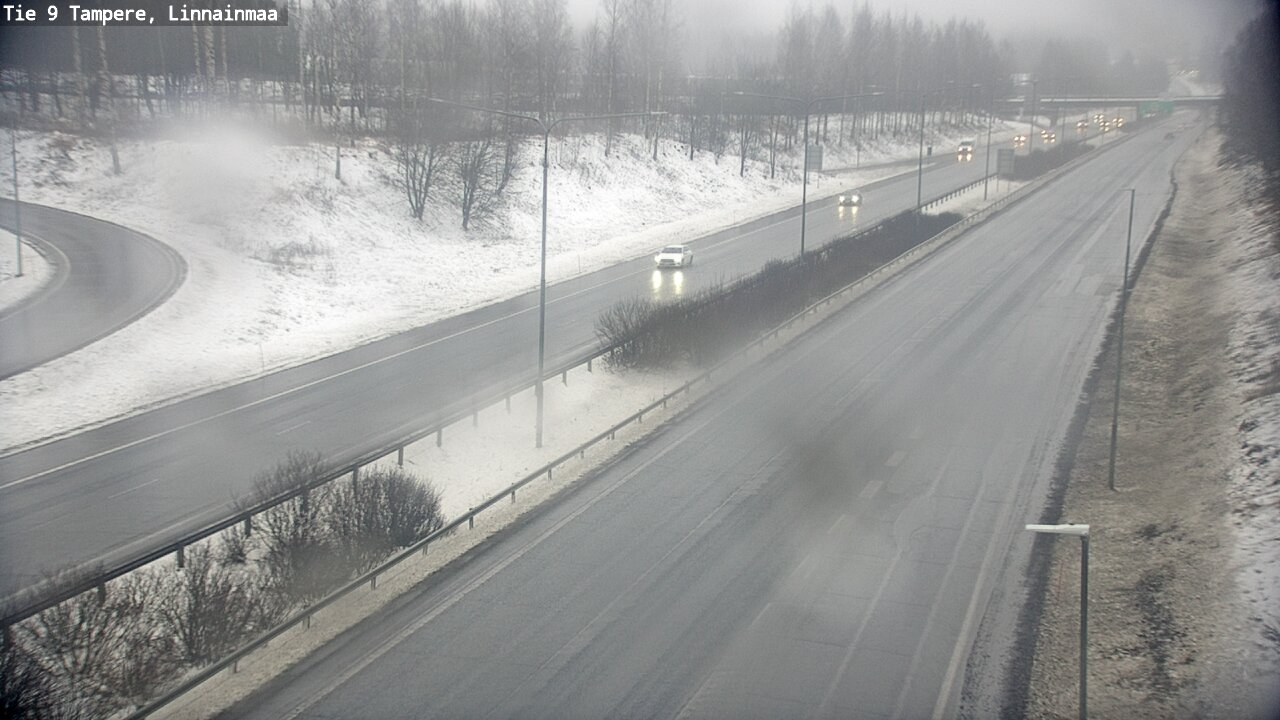 Weather Camera Image Väg 9 Tammerfors, Linnainmaa, Tampere, Pirkanmaa