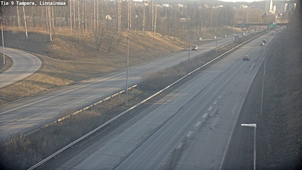 Weather Camera Image Väg 9 Tammerfors, Linnainmaa, Tampere, Pirkanmaa