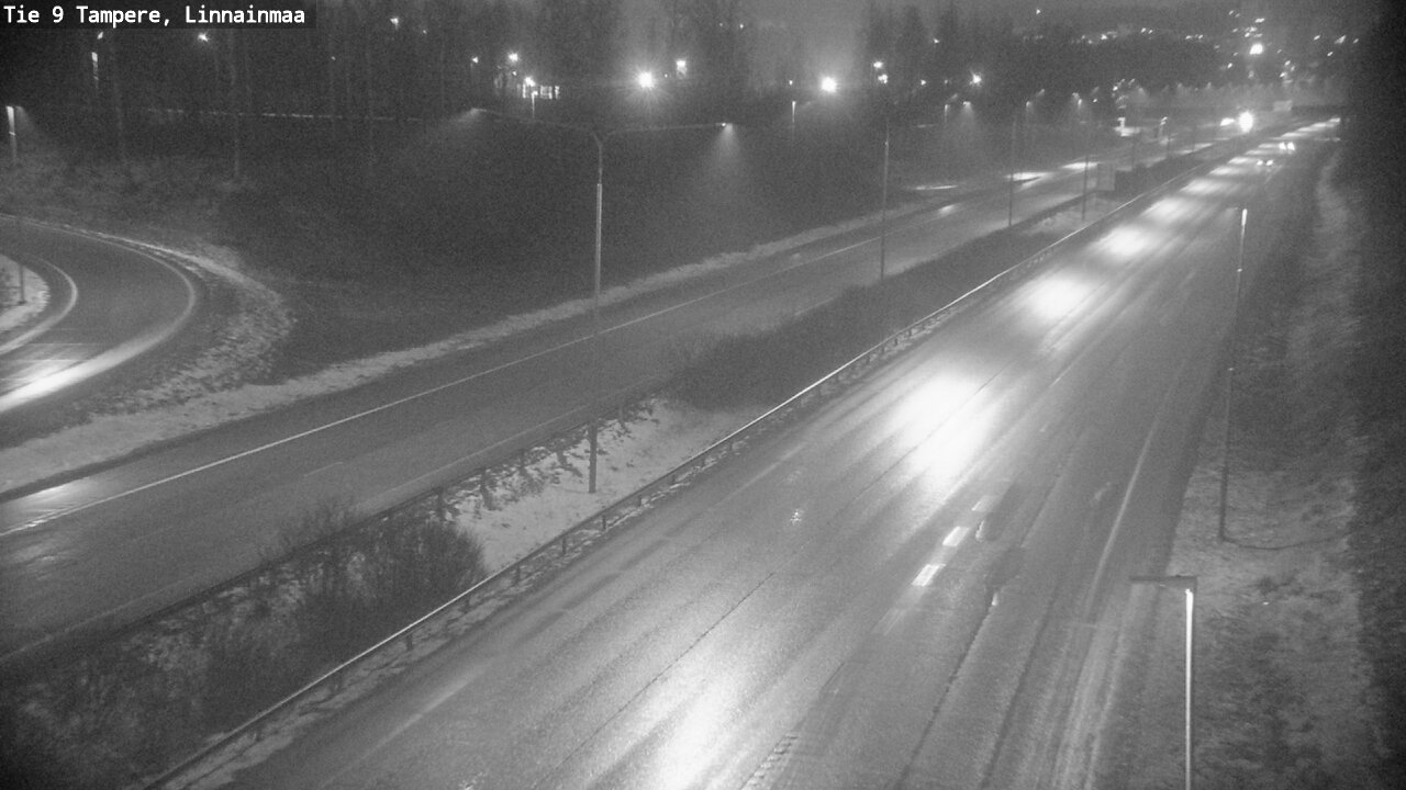 Weather Camera Image Väg 9 Tammerfors, Linnainmaa, Tampere, Pirkanmaa