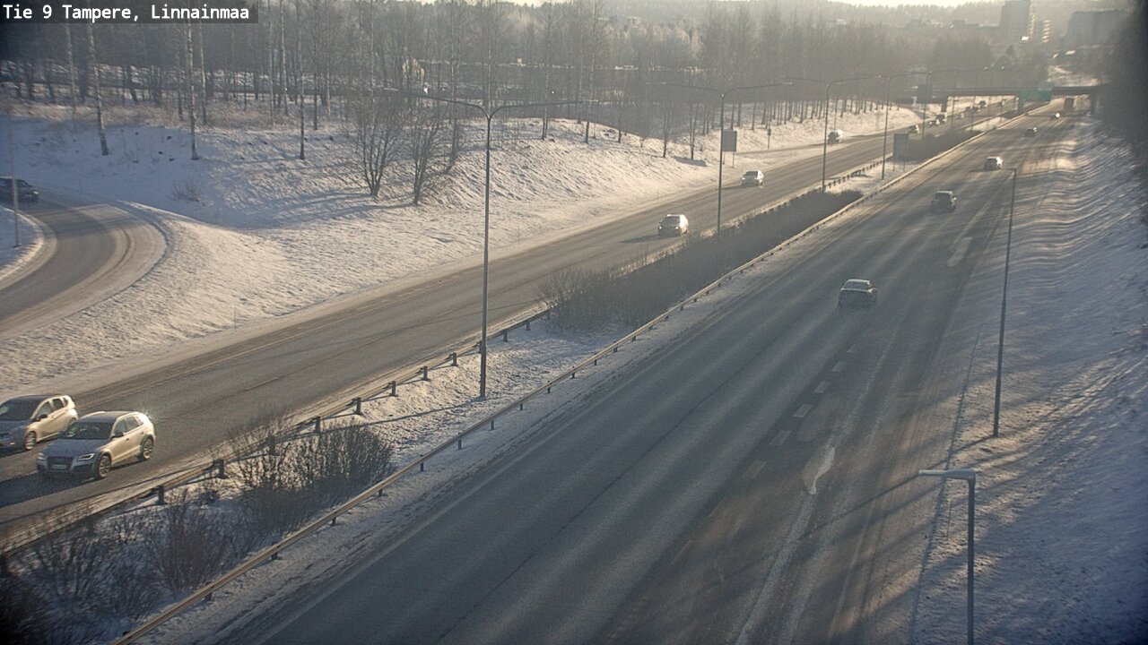 Weather Camera Image Väg 9 Tammerfors, Linnainmaa, Tampere, Pirkanmaa