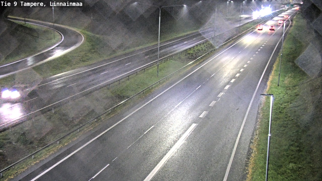 Weather Camera Image Väg 9 Tammerfors, Linnainmaa, Tampere, Pirkanmaa