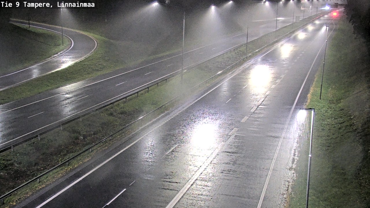 Weather Camera Image Väg 9 Tammerfors, Linnainmaa, Tampere, Pirkanmaa