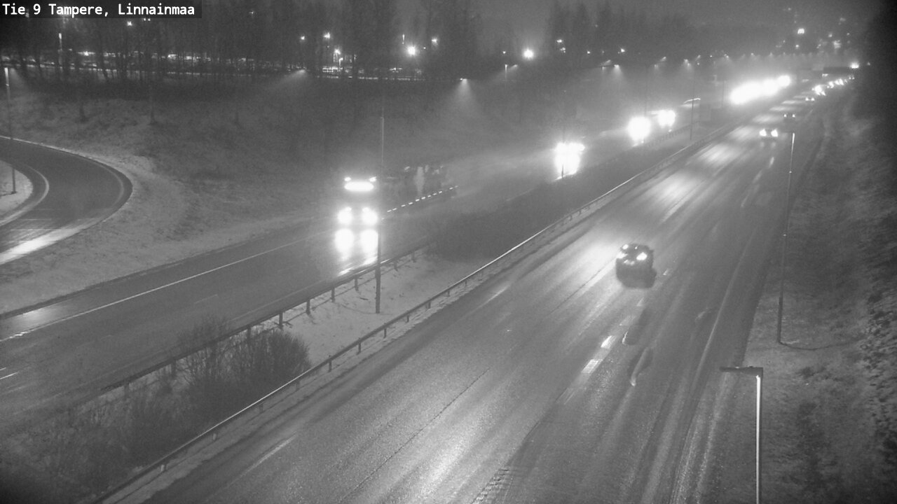 Weather Camera Image Väg 9 Tammerfors, Linnainmaa, Tampere, Pirkanmaa