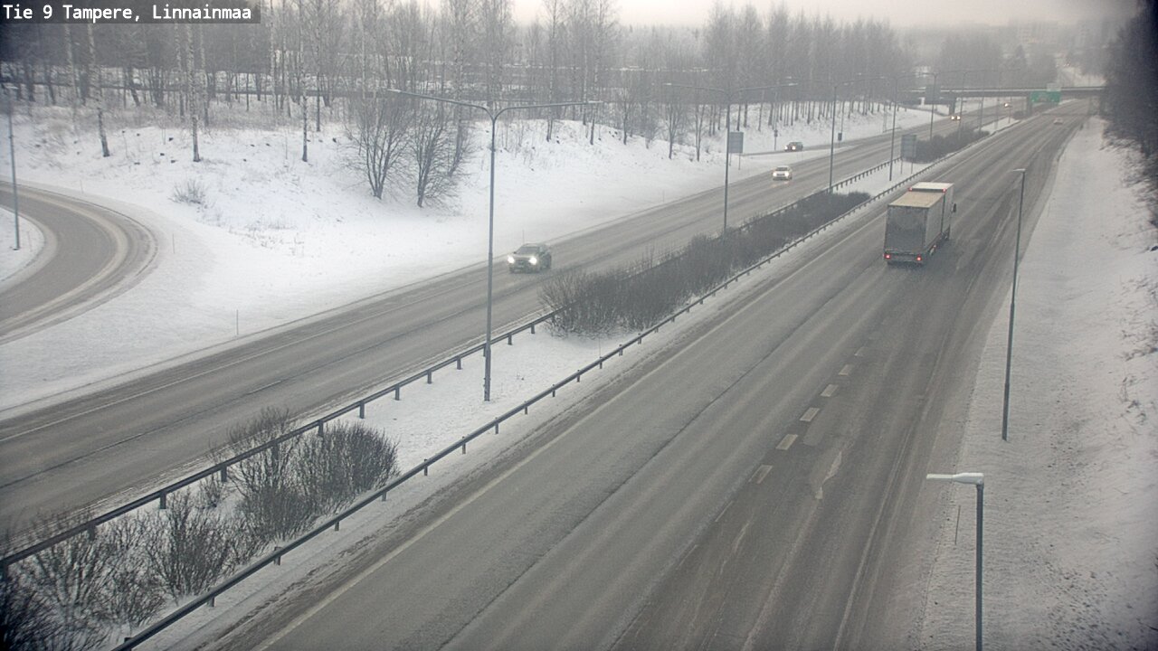 Weather Camera Image Väg 9 Tammerfors, Linnainmaa, Tampere, Pirkanmaa