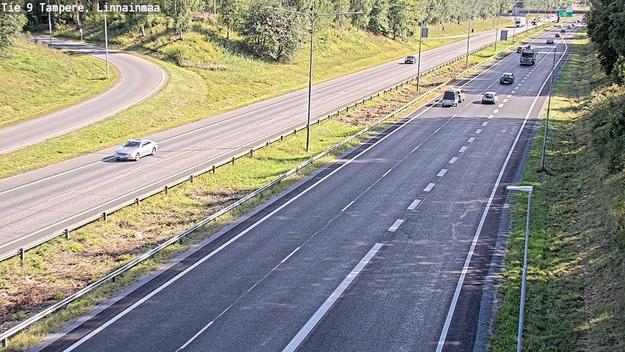 Weather Camera Image Väg 9 Tammerfors, Linnainmaa, Tampere, Pirkanmaa