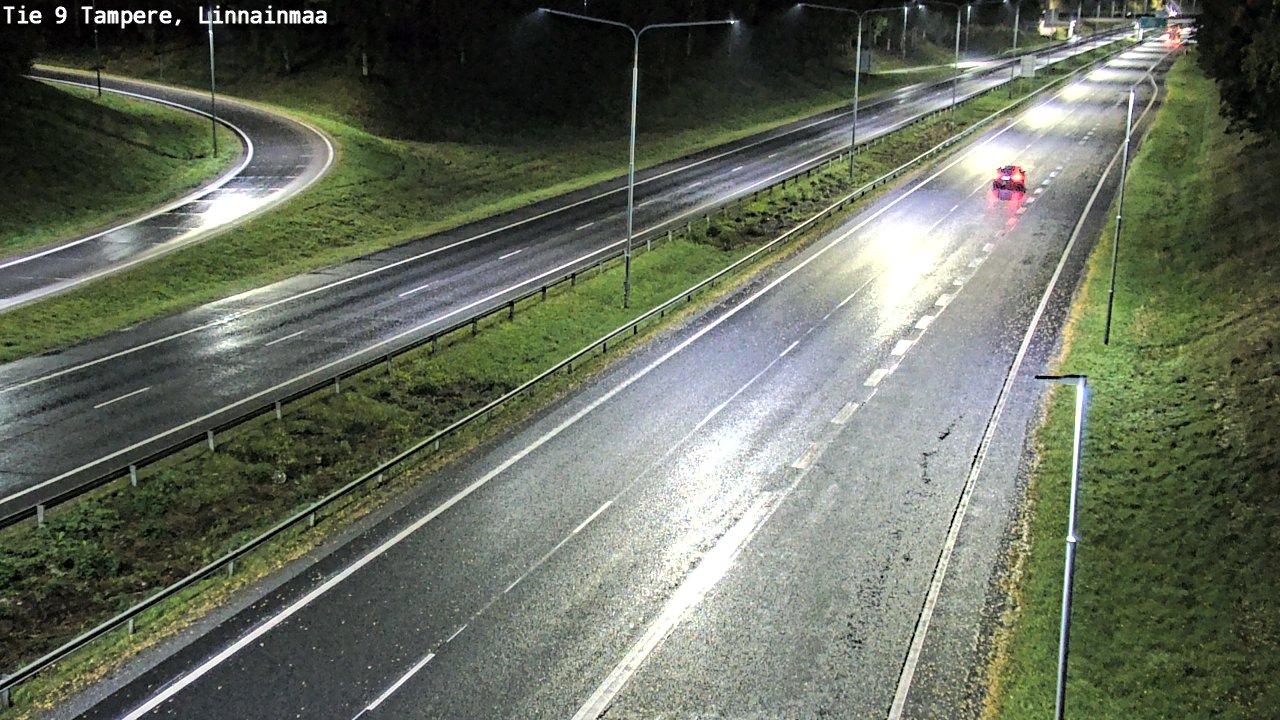Weather Camera Image Väg 9 Tammerfors, Linnainmaa, Tampere, Pirkanmaa