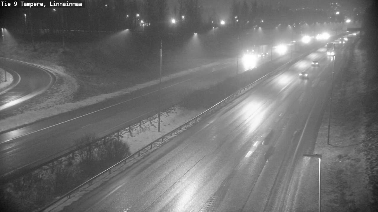 Weather Camera Image Väg 9 Tammerfors, Linnainmaa, Tampere, Pirkanmaa
