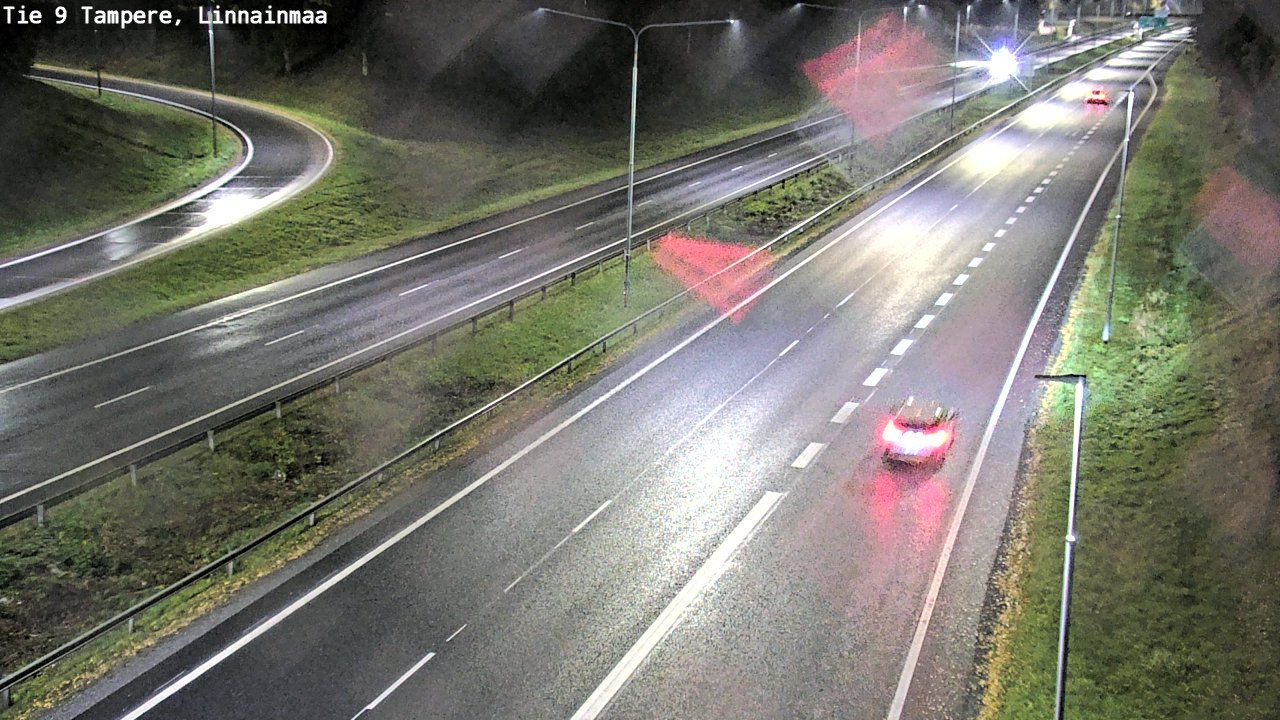 Weather Camera Image Väg 9 Tammerfors, Linnainmaa, Tampere, Pirkanmaa