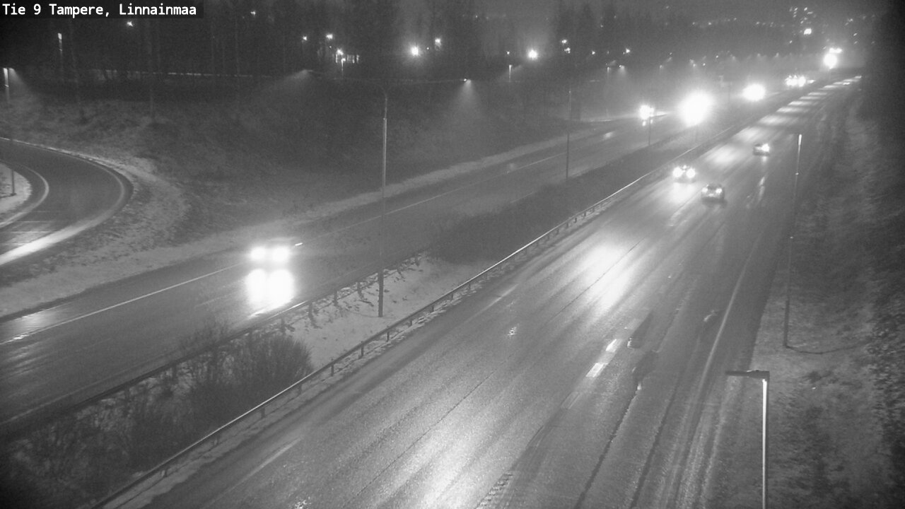 Weather Camera Image Väg 9 Tammerfors, Linnainmaa, Tampere, Pirkanmaa