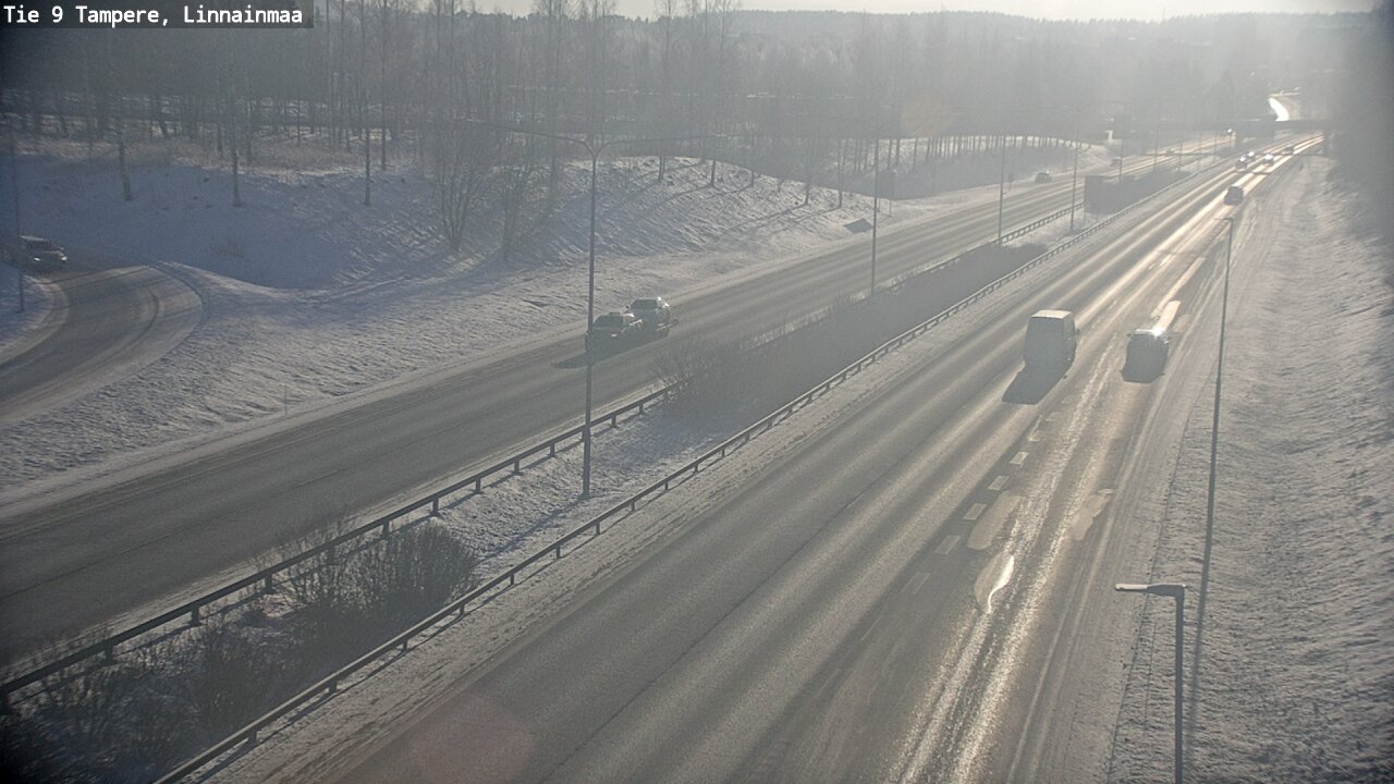 Weather Camera Image Väg 9 Tammerfors, Linnainmaa, Tampere, Pirkanmaa