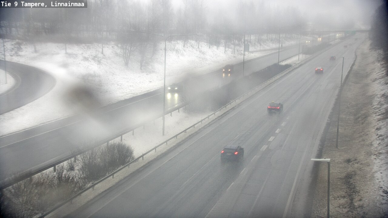 Weather Camera Image Väg 9 Tammerfors, Linnainmaa, Tampere, Pirkanmaa