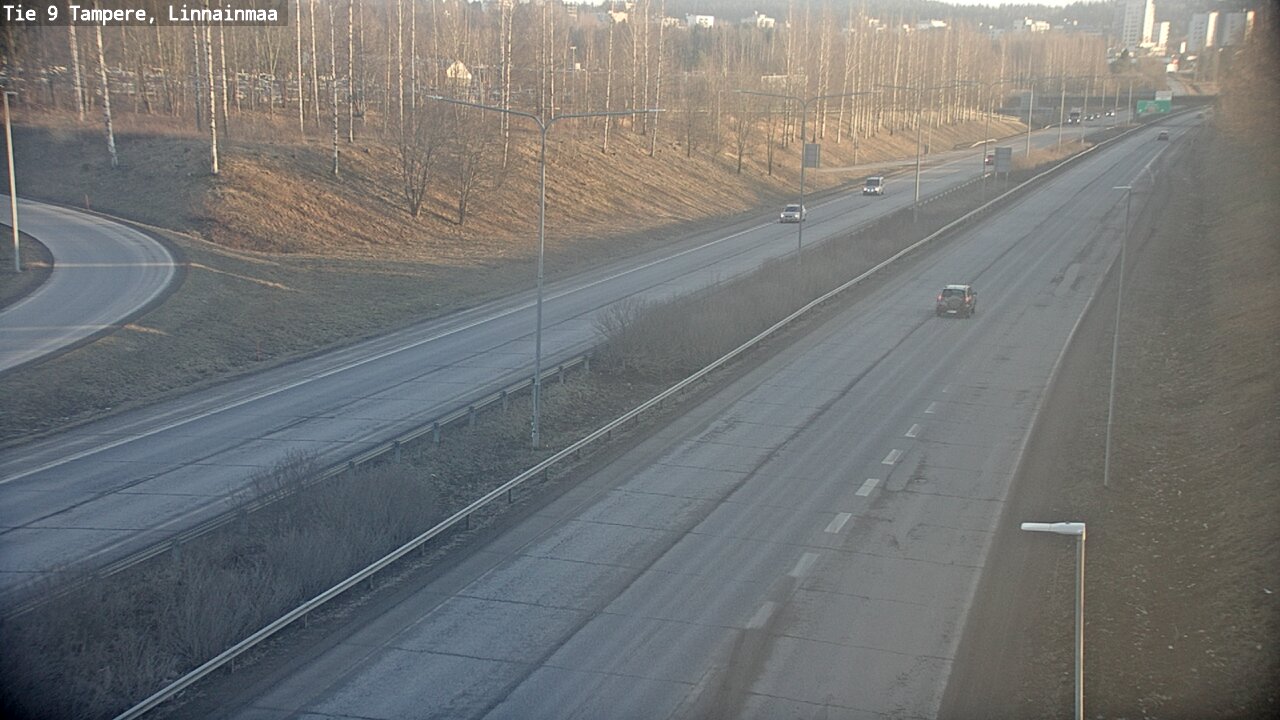 Weather Camera Image Väg 9 Tammerfors, Linnainmaa, Tampere, Pirkanmaa