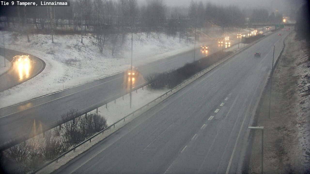 Weather Camera Image Väg 9 Tammerfors, Linnainmaa, Tampere, Pirkanmaa