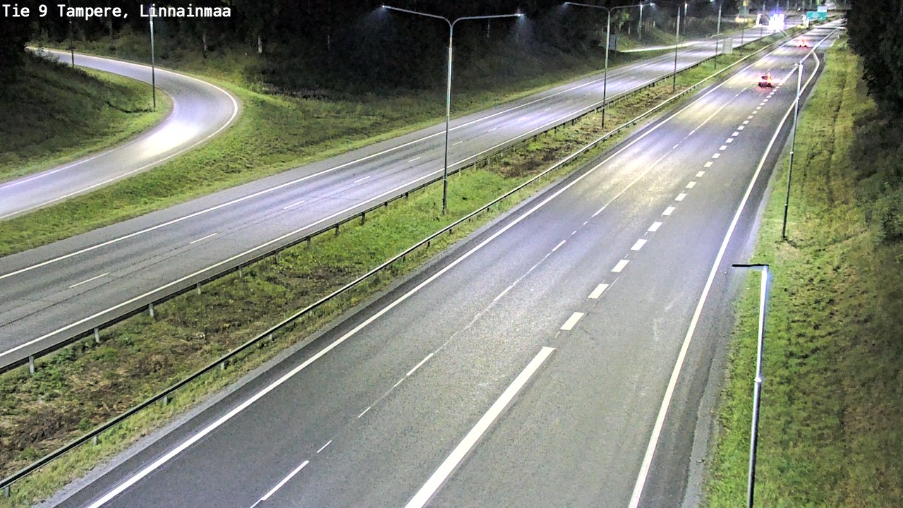 Weather Camera Image Väg 9 Tammerfors, Linnainmaa, Tampere, Pirkanmaa