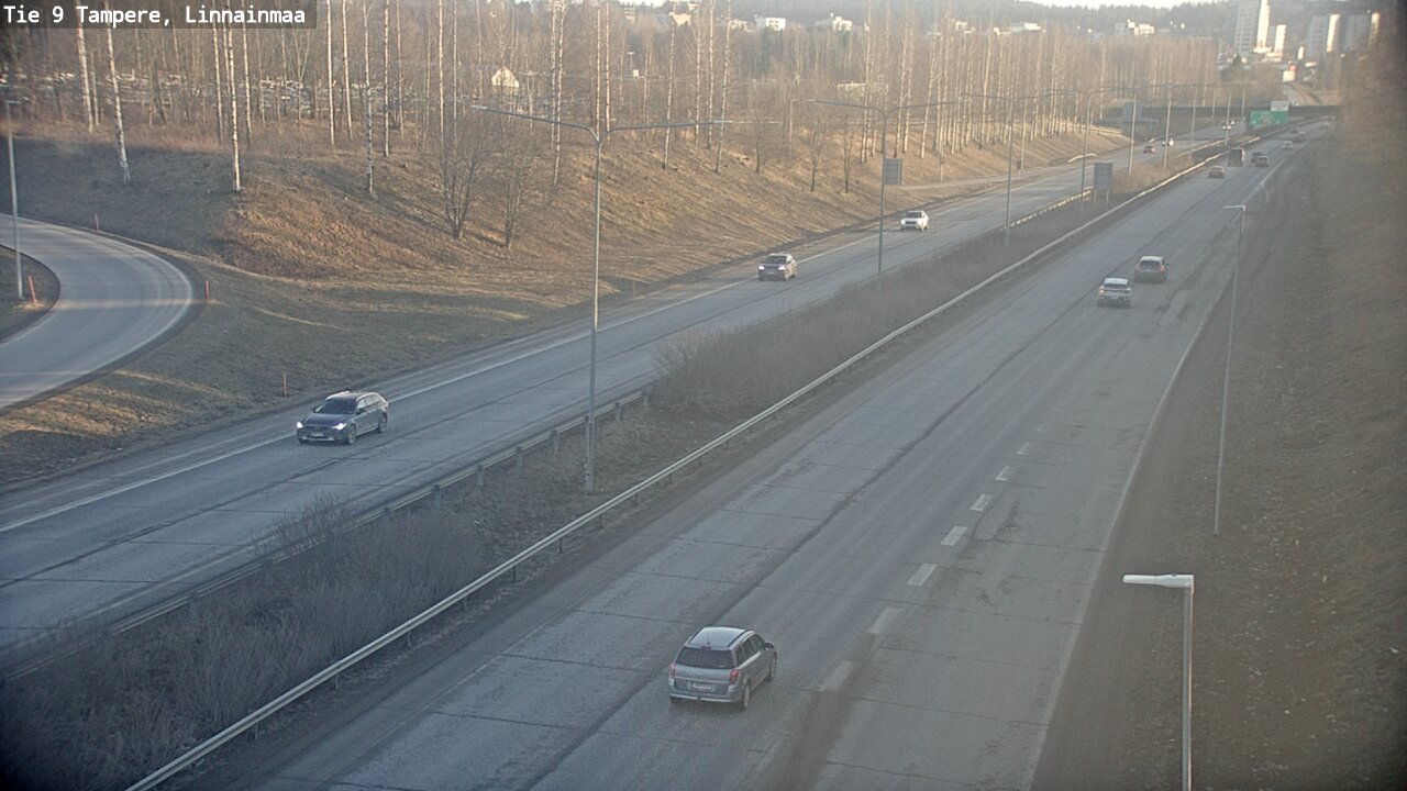 Weather Camera Image Väg 9 Tammerfors, Linnainmaa, Tampere, Pirkanmaa