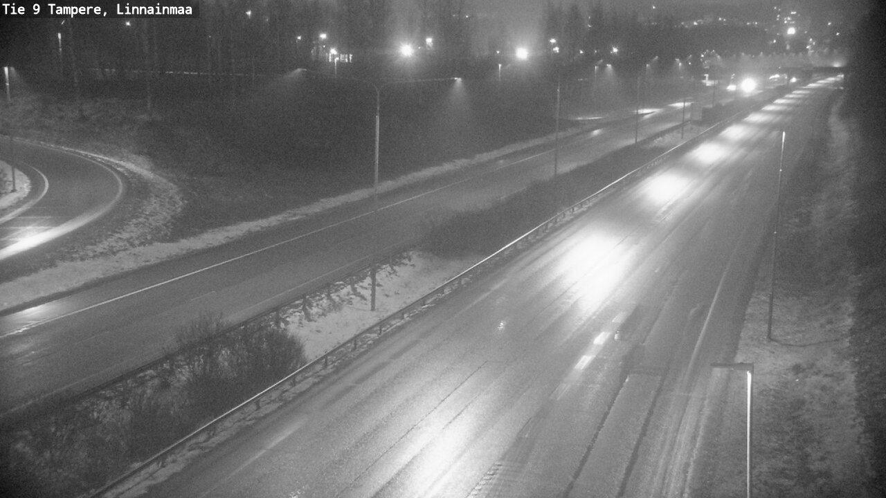 Weather Camera Image Väg 9 Tammerfors, Linnainmaa, Tampere, Pirkanmaa