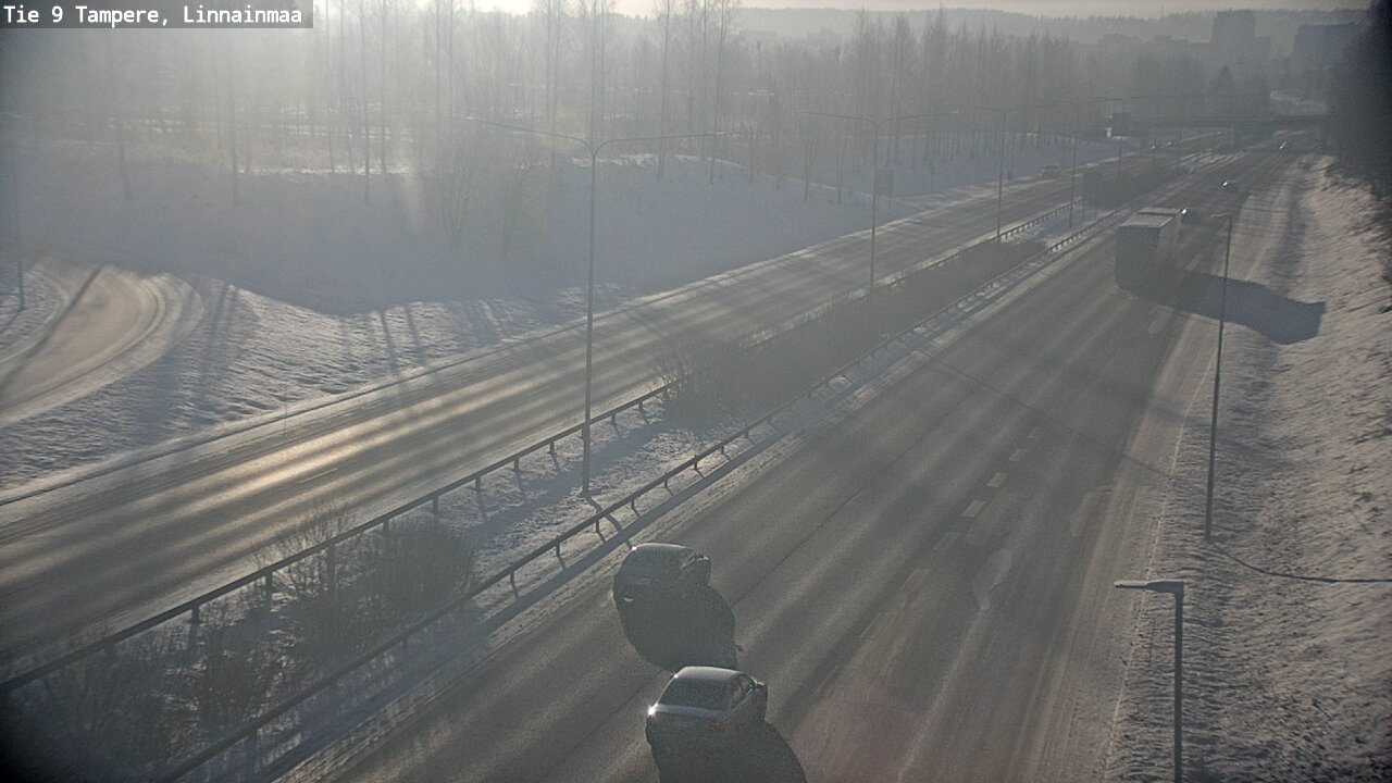 Weather Camera Image Väg 9 Tammerfors, Linnainmaa, Tampere, Pirkanmaa