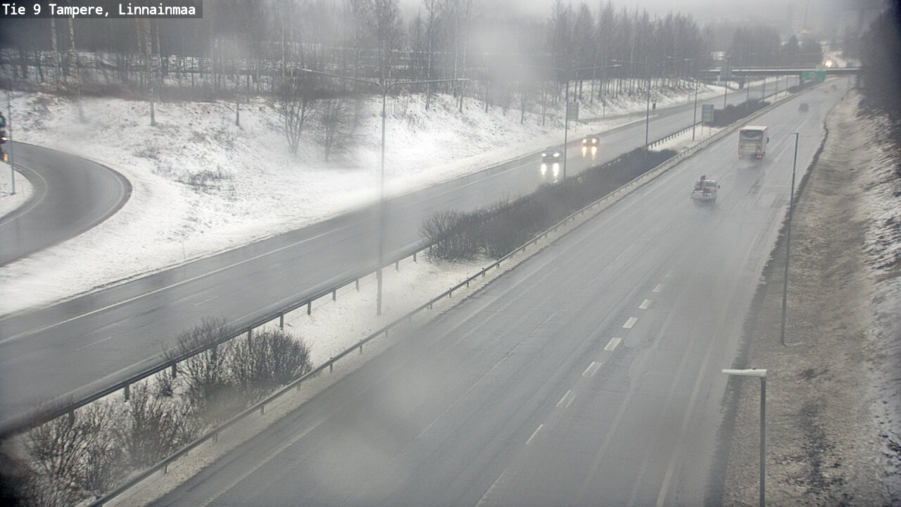 Weather Camera Image Väg 9 Tammerfors, Linnainmaa, Tampere, Pirkanmaa