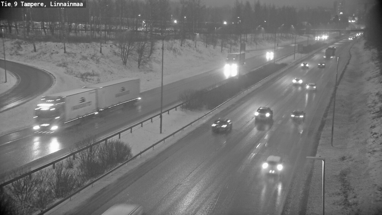 Weather Camera Image Väg 9 Tammerfors, Linnainmaa, Tampere, Pirkanmaa
