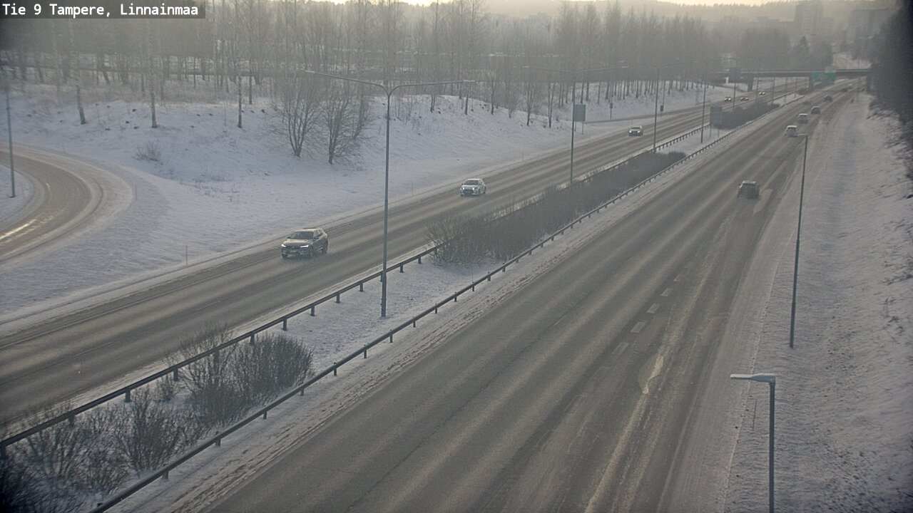 Weather Camera Image Väg 9 Tammerfors, Linnainmaa, Tampere, Pirkanmaa