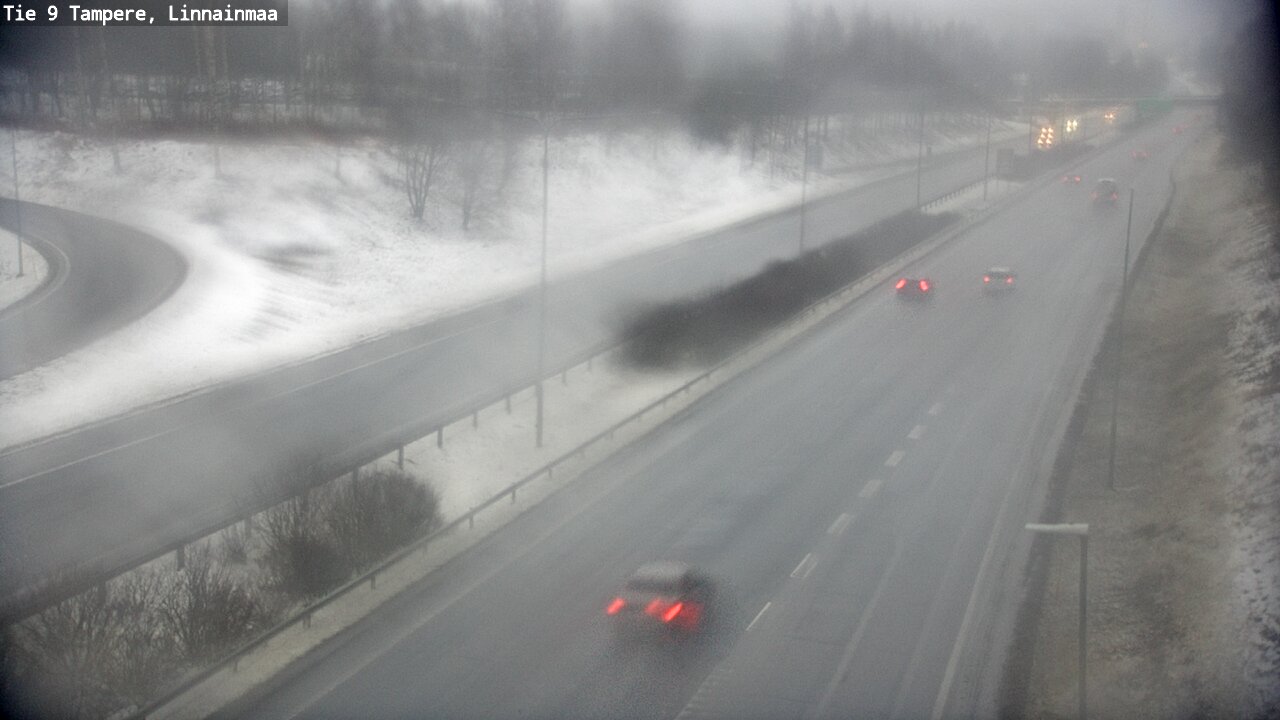 Weather Camera Image Väg 9 Tammerfors, Linnainmaa, Tampere, Pirkanmaa