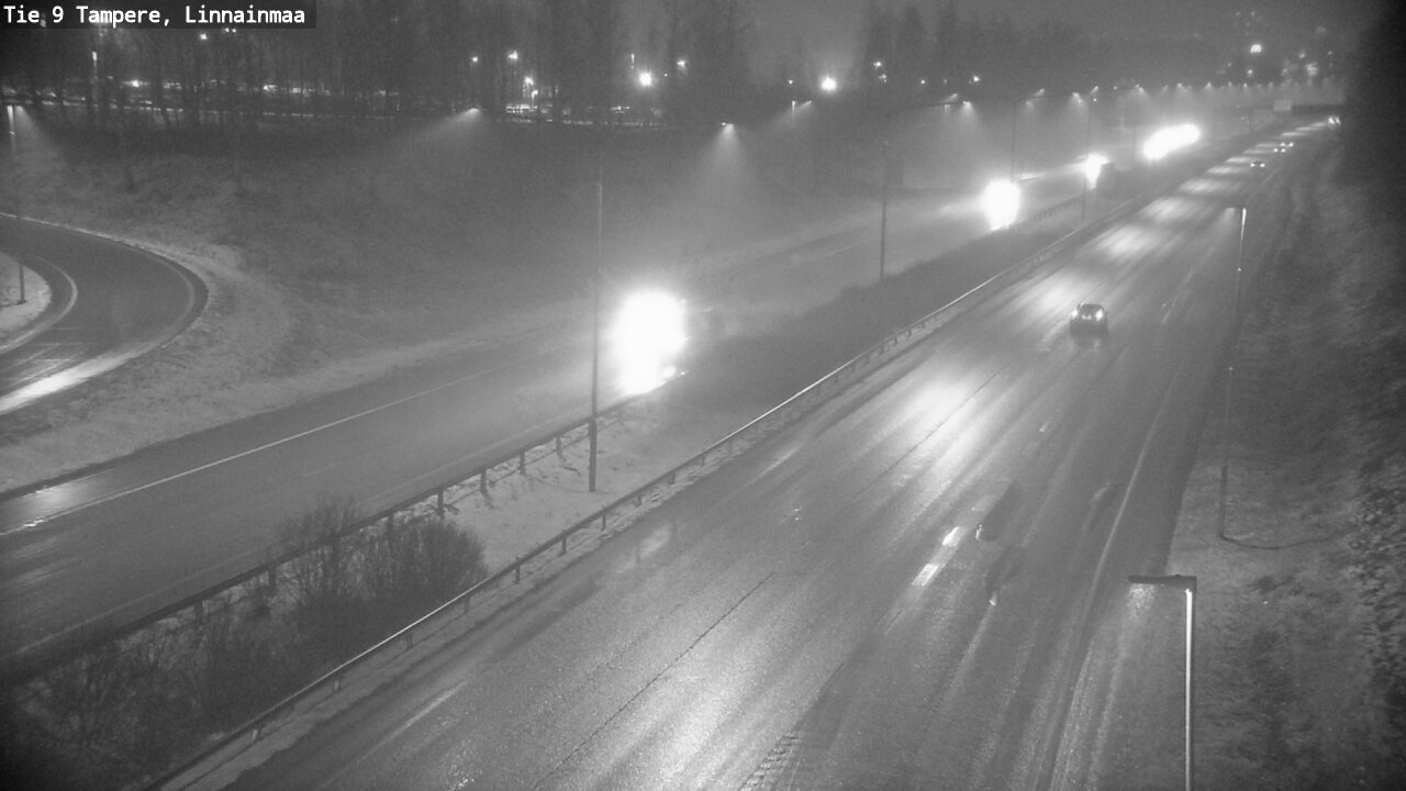 Weather Camera Image Väg 9 Tammerfors, Linnainmaa, Tampere, Pirkanmaa