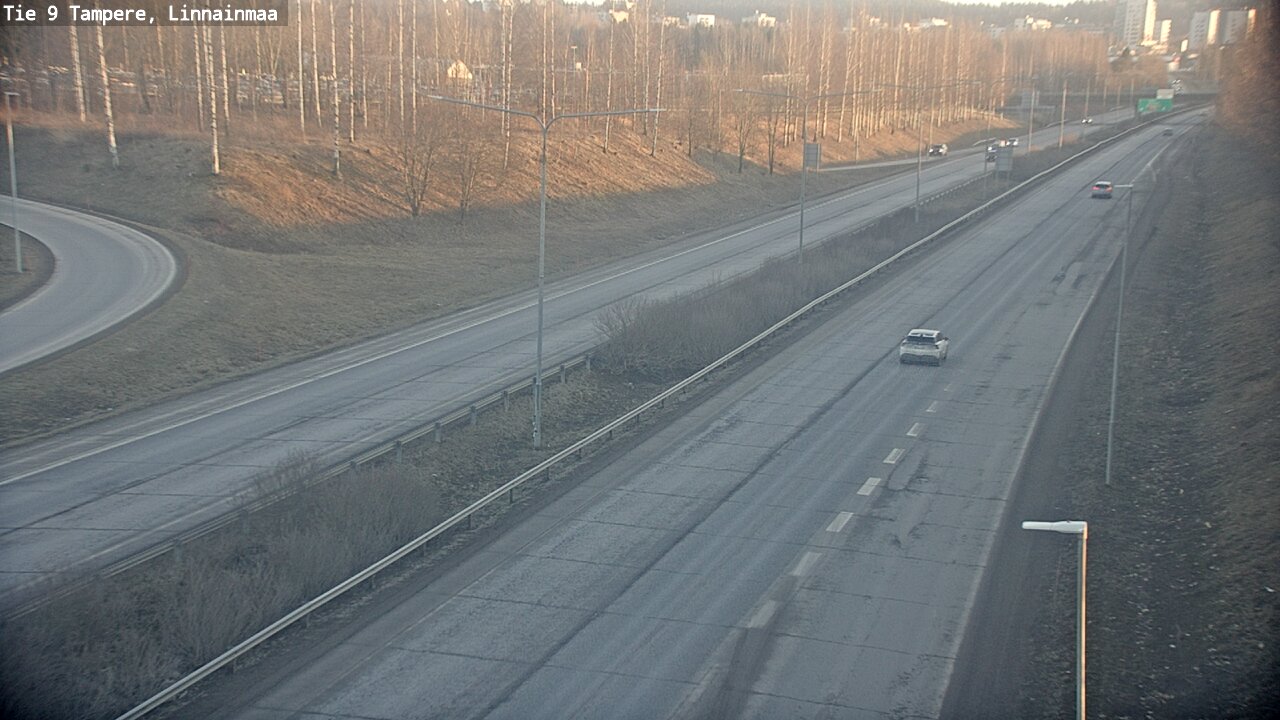 Weather Camera Image Väg 9 Tammerfors, Linnainmaa, Tampere, Pirkanmaa