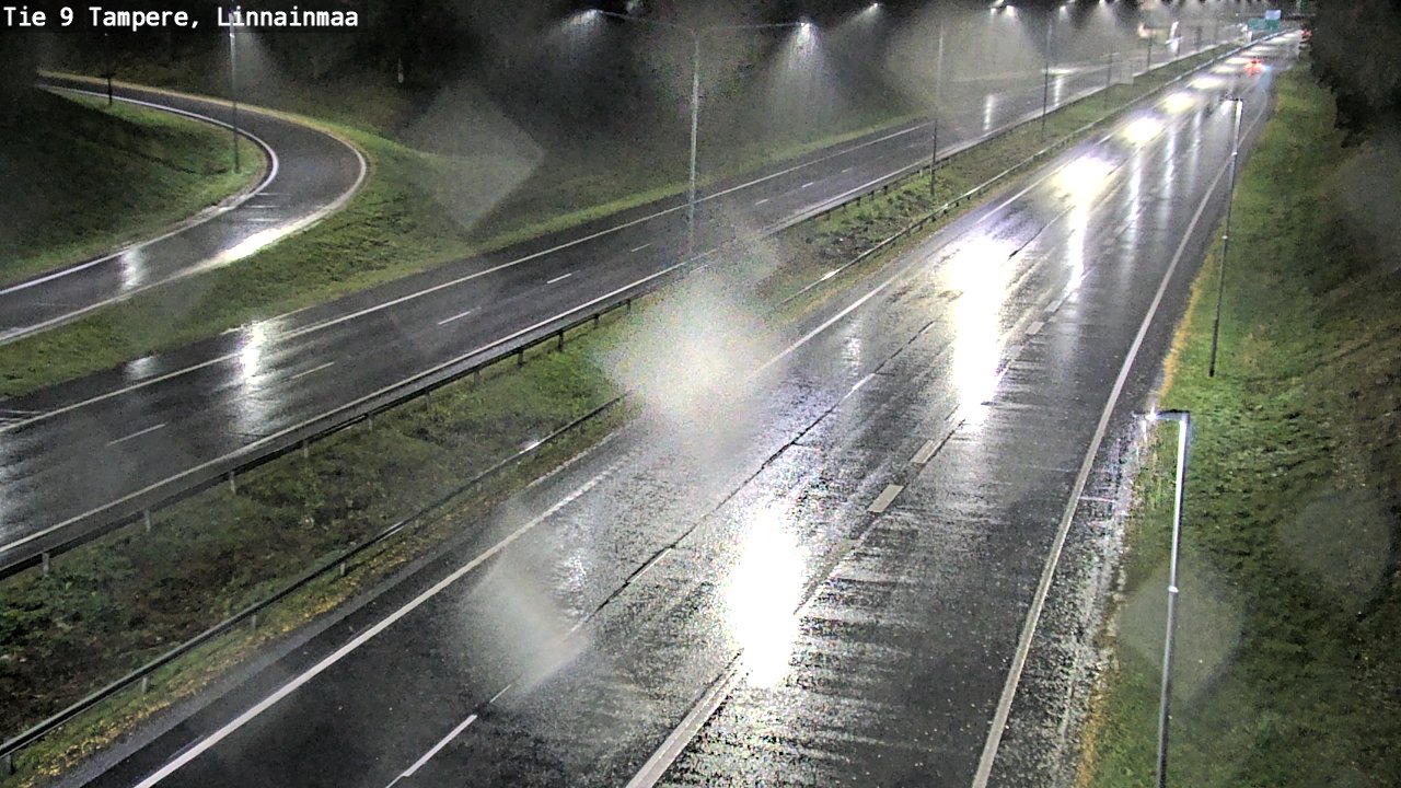 Weather Camera Image Väg 9 Tammerfors, Linnainmaa, Tampere, Pirkanmaa