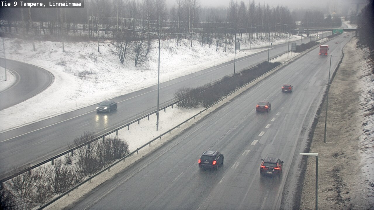 Weather Camera Image Väg 9 Tammerfors, Linnainmaa, Tampere, Pirkanmaa