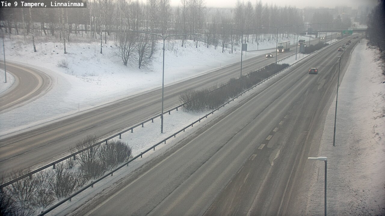 Weather Camera Image Väg 9 Tammerfors, Linnainmaa, Tampere, Pirkanmaa