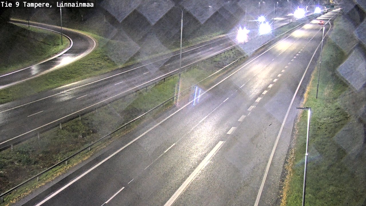 Weather Camera Image Väg 9 Tammerfors, Linnainmaa, Tampere, Pirkanmaa