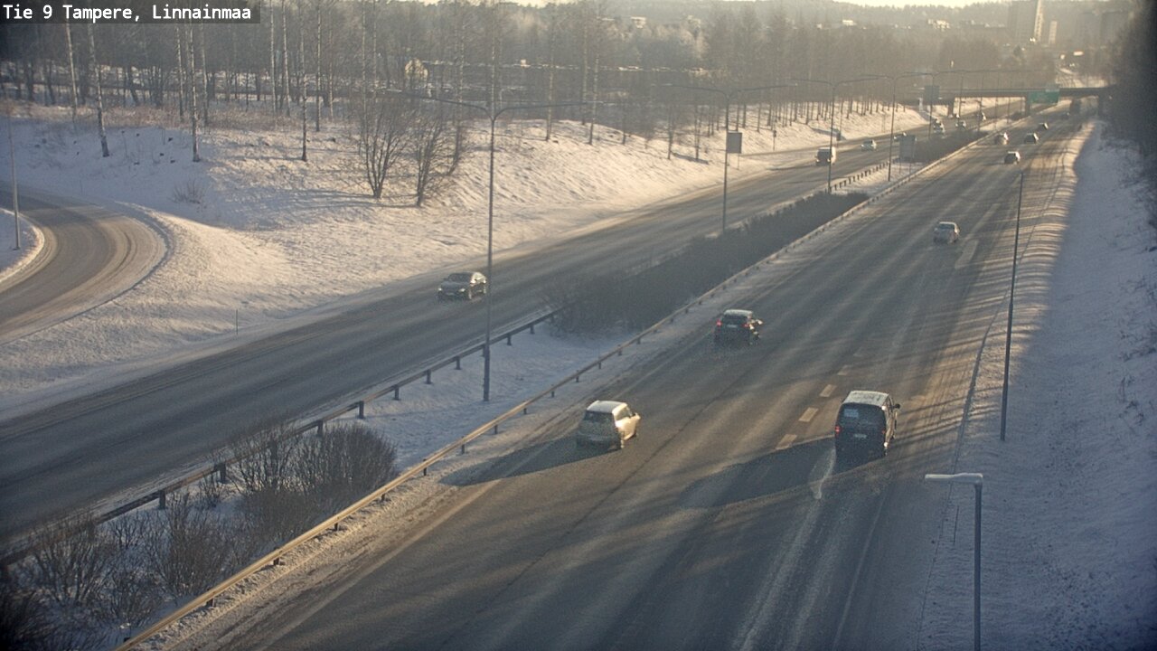 Weather Camera Image Väg 9 Tammerfors, Linnainmaa, Tampere, Pirkanmaa