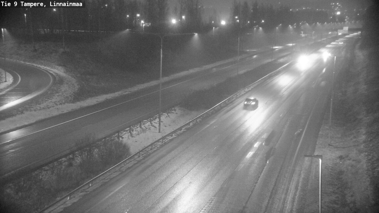 Weather Camera Image Väg 9 Tammerfors, Linnainmaa, Tampere, Pirkanmaa