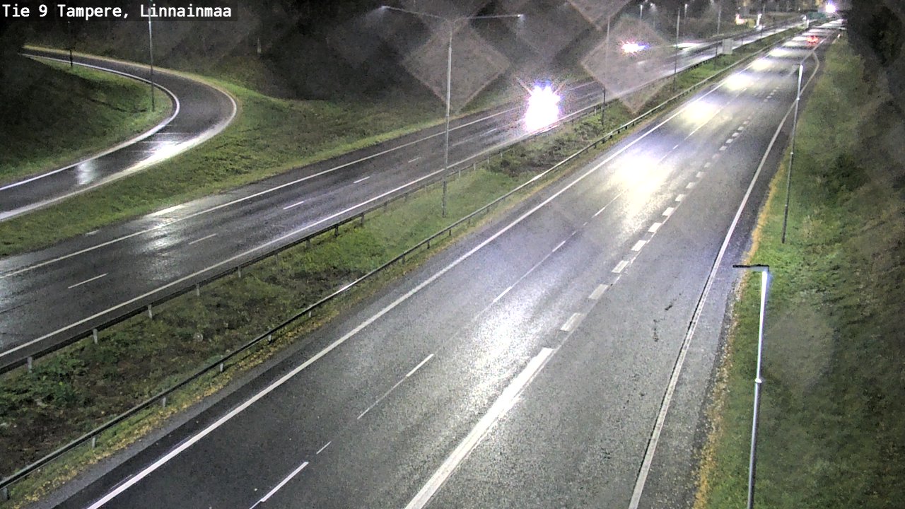 Weather Camera Image Väg 9 Tammerfors, Linnainmaa, Tampere, Pirkanmaa