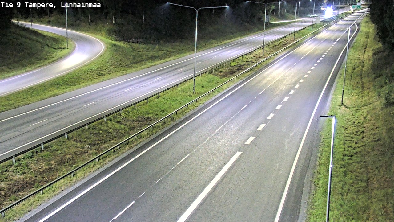 Weather Camera Image Väg 9 Tammerfors, Linnainmaa, Tampere, Pirkanmaa